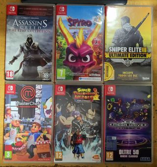 Juegos Nintendo switch precio unidad