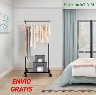 Perchero Metálico Negro