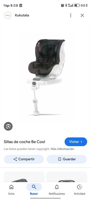 Silla de coche bee cool