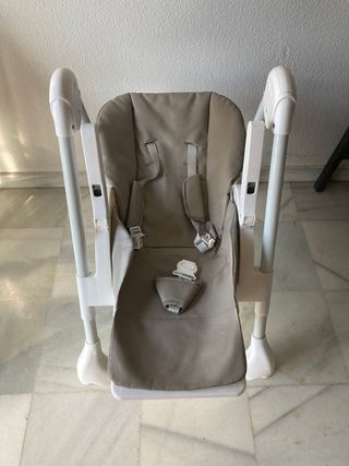 Trona para bebé color gris