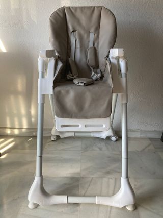 Trona para bebé color gris