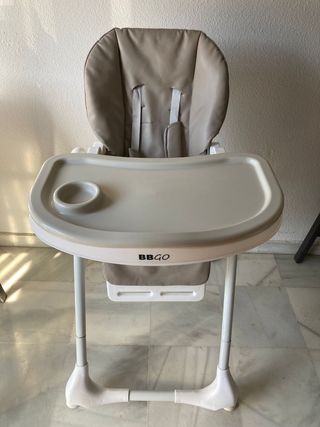 Trona para bebé color gris