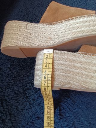 Sandalias ante plataforma cáñamo