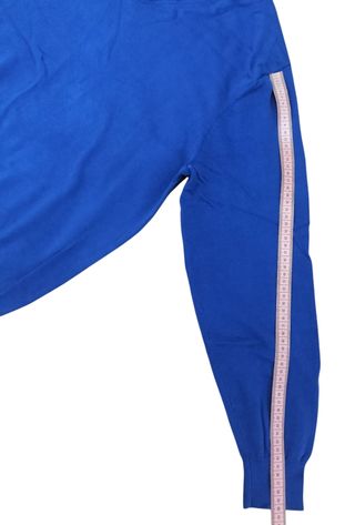 Maglione Massimo Dutti Blu Scollo V Cotone M