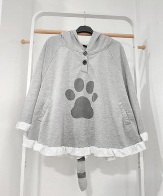 Capa Neko Atsume Harajuku Gris
