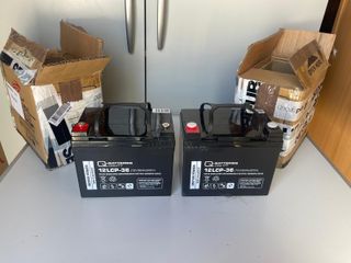 2 Baterías Q-Batteries 12LCP-36 AGM