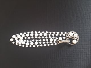 Collana perle e strass