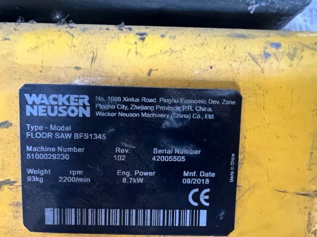 Cortadora y Pison Wacker