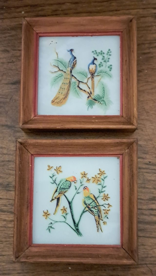 CUADROS ANTIGUOS CRISTAL