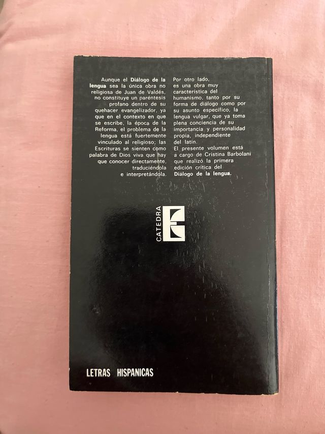 Dialogo de la Lengua. Juan de Valdés