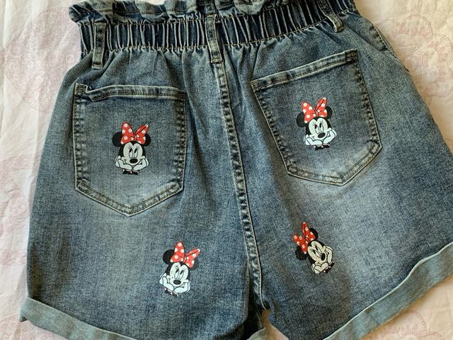 Pantalón vaquero corto Minnie Mouse