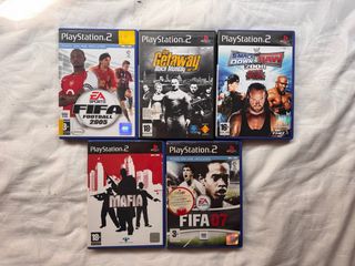 Lote 5 Juegos PS2