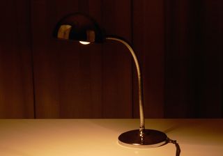 Lampada da tavolo cromata anni '60