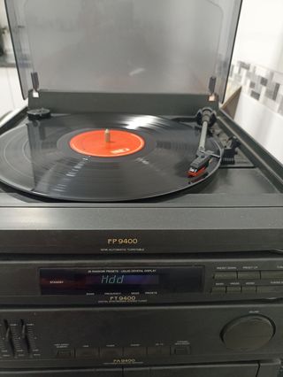 Equipo de música Philips Plata