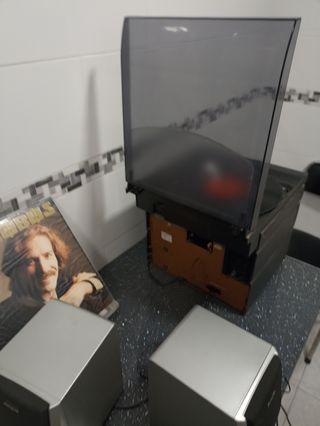 Equipo de música Philips Plata