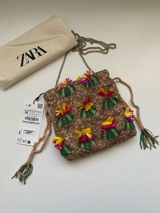 Bolso de fiesta Zara multicolor