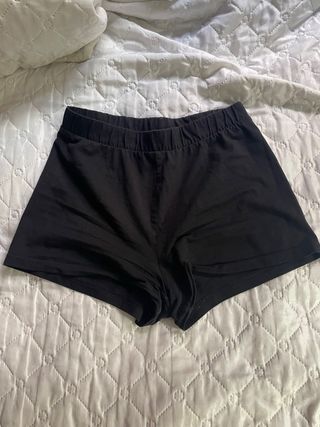 Pantalones cortos de malla negros