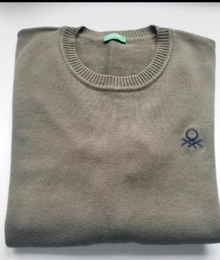 Jersey Benetton verde kaki