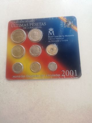 Colección Últimas Pesetas 2001