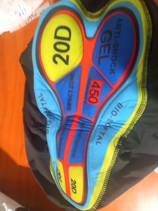 Pantalon de ciclismo negro largo.l-xl