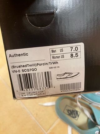 Zapatillas Vans Azules