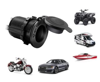 Conector de mechero hermético 12V/24V moto y barco