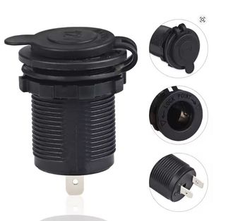 Conector de mechero hermético 12V/24V moto y barco