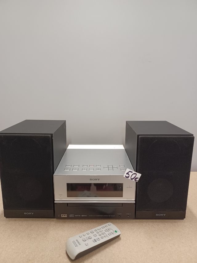 Microcadena Sony HCD-BX30R Plata/Negro