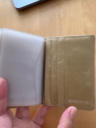 Cartera de tarjetas Bimba y Lola azul