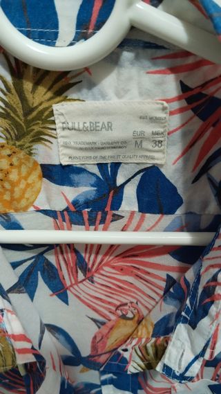 Camisa Hawaiana Estampada