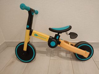 Bicicleta/Triciclo Kinderkraft Amarillo/Azul