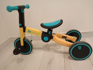 Bicicleta/Triciclo Kinderkraft Amarillo/Azul