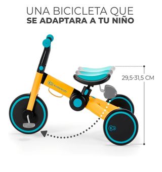 Bicicleta/Triciclo Kinderkraft Amarillo/Azul