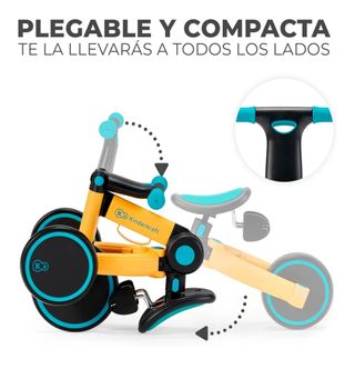Bicicleta/Triciclo Kinderkraft Amarillo/Azul