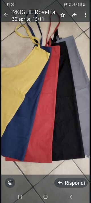 ROSSO & NERO Parananze disponibile
mix colorate