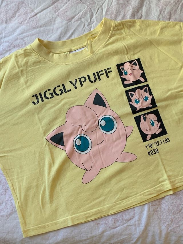 Camiseta Jigglypuff Pokémon Zara Talla M