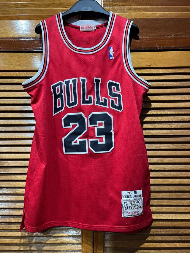 Camiseta Chicago Bulls #23 Jordan Mitchell & Ness