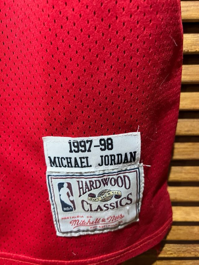 Camiseta Chicago Bulls #23 Jordan Mitchell & Ness