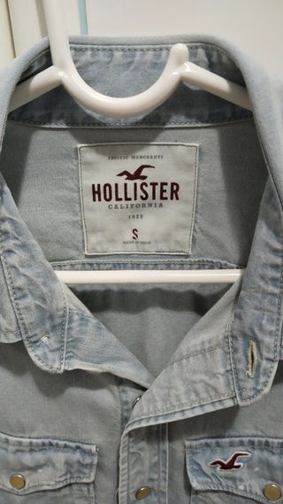 Camisa Hollister Azul Talla S