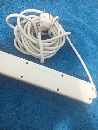 Regleta 5 enchufes con interruptor