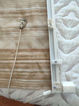 Estor salón dormitorio beige/marrón