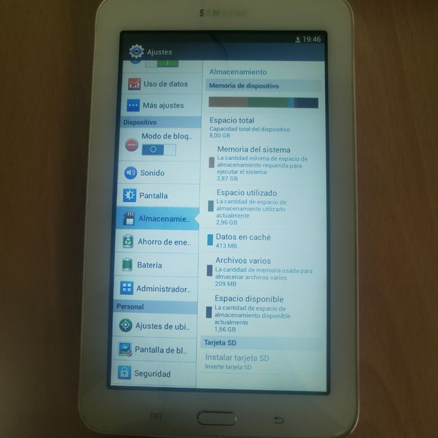 Tablet Samsung Blanca