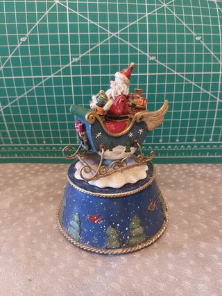Carillon con Slitta di Babbo Natale