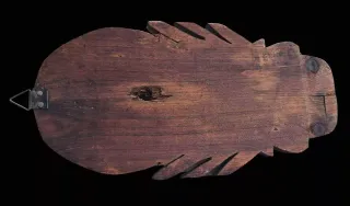 Antica applique in legno