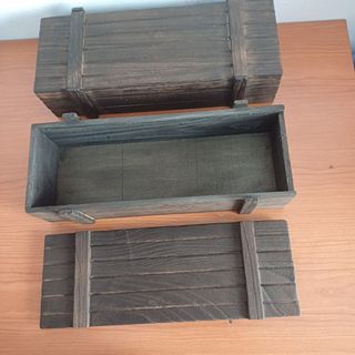 Cajas de madera rústicas