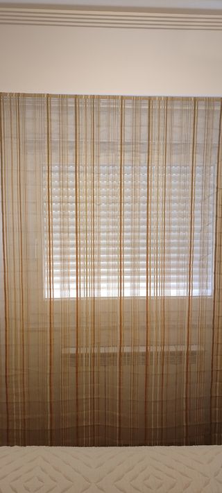 Estor Salón Dormitorio Beige y dorado