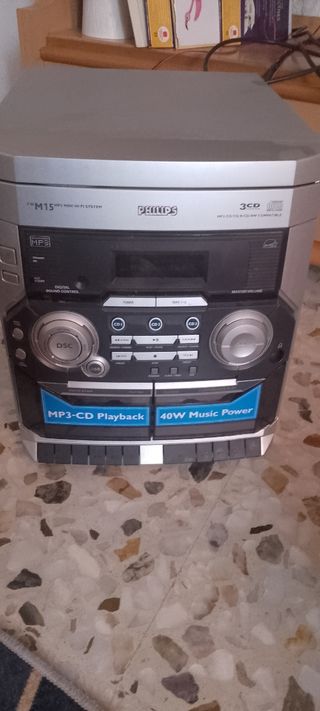 Mini cadena Philips 40W CD MP3