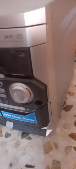 Mini cadena Philips 40W CD MP3