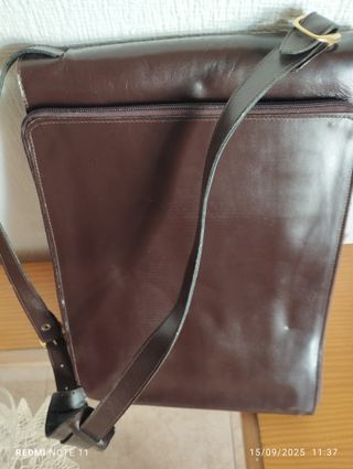Bolso Bandolera Cuero Ubrique Marrón