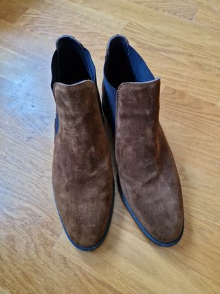 Zapatos de ante Alpe marrones